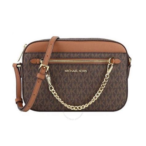 michael kors 35s1gttc9b|Jet Set Large Logo Crossbody Bag .